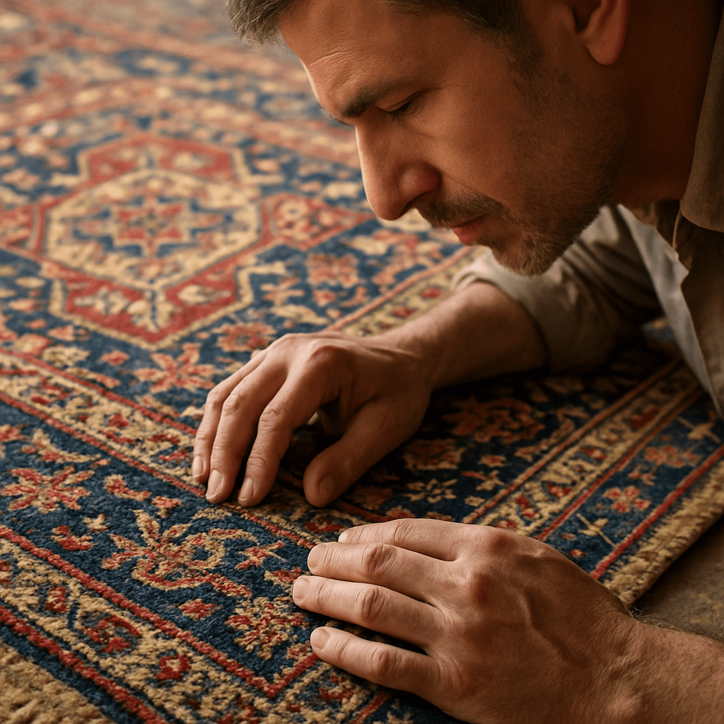 Quality Inspection for handmade rugs exporter in India